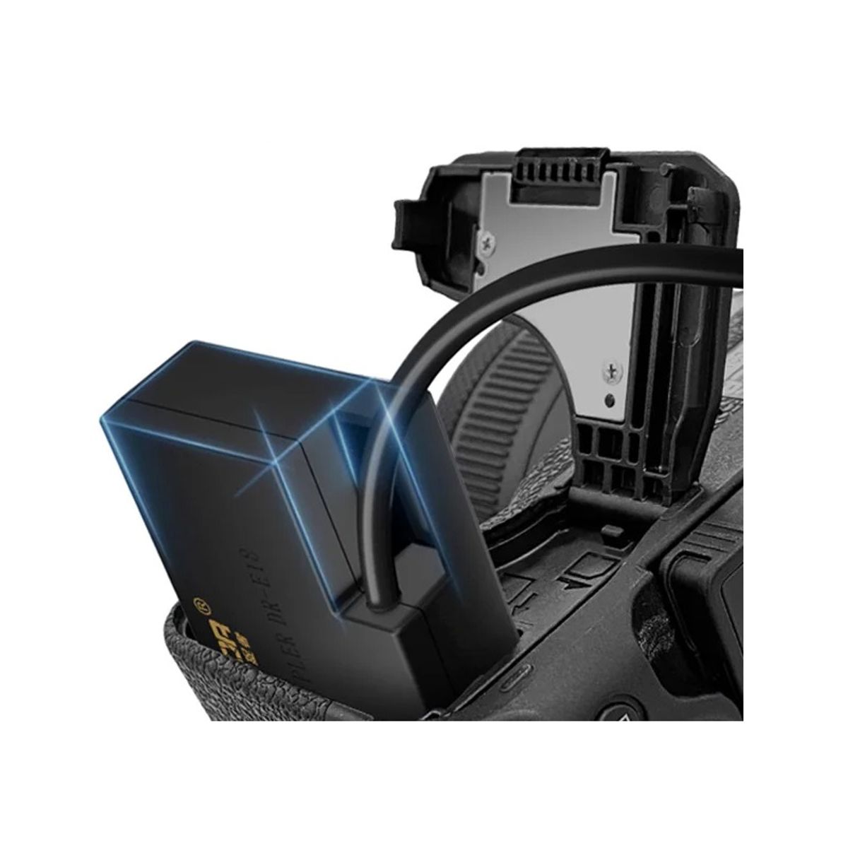 GENERICO - ADAPTADOR DE CORRIENTE Ó BATERIA HUECA LP-E17 CAPTOR