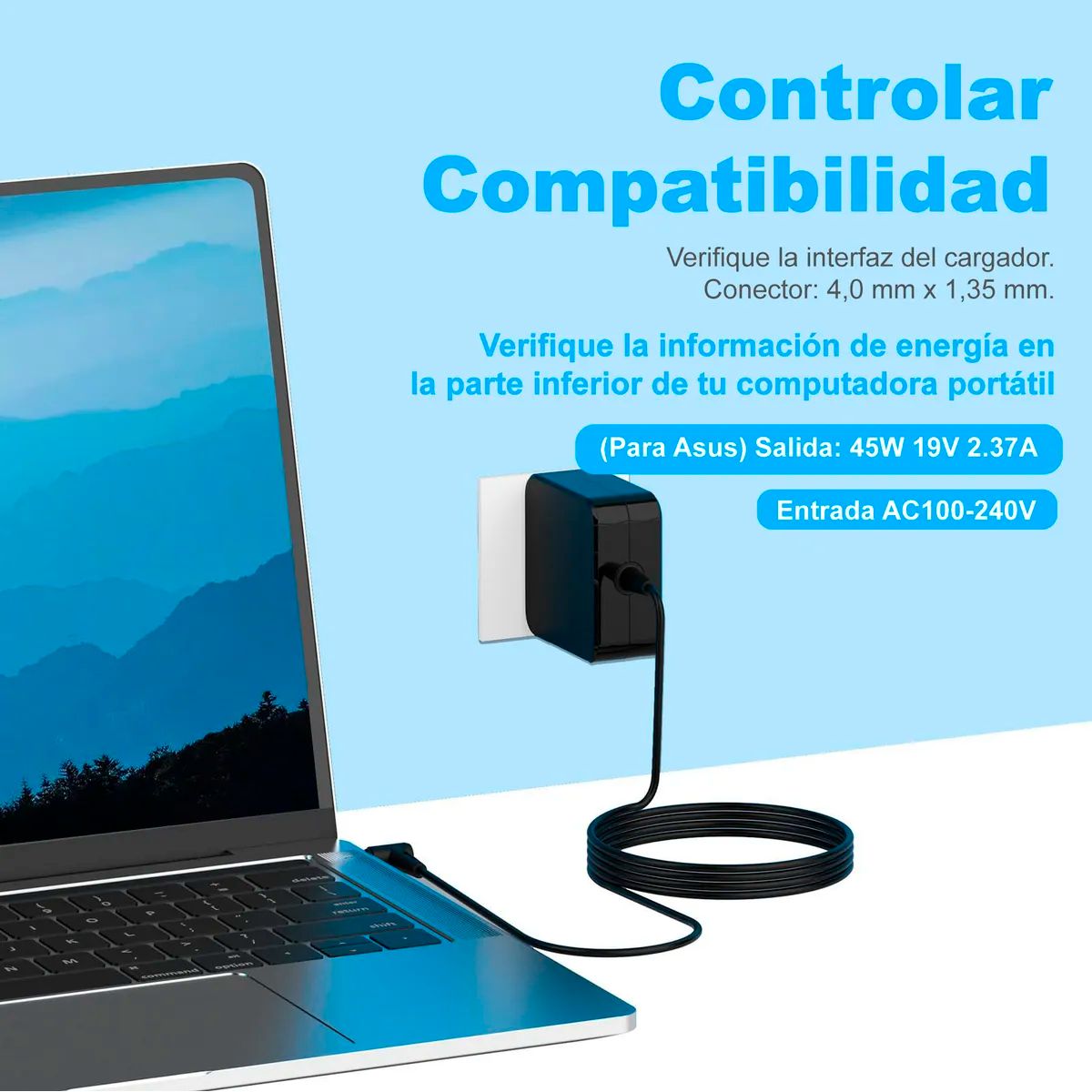 OEM - Cargador para asus 45w