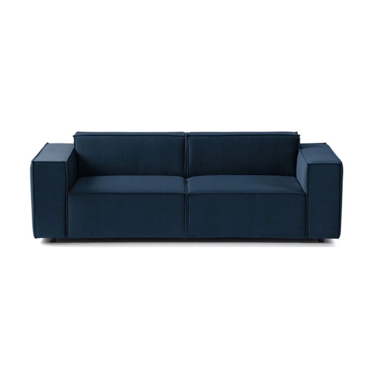 GENERICO - Juego de Sala Vitoriano 2-1 - Azul Oscuro