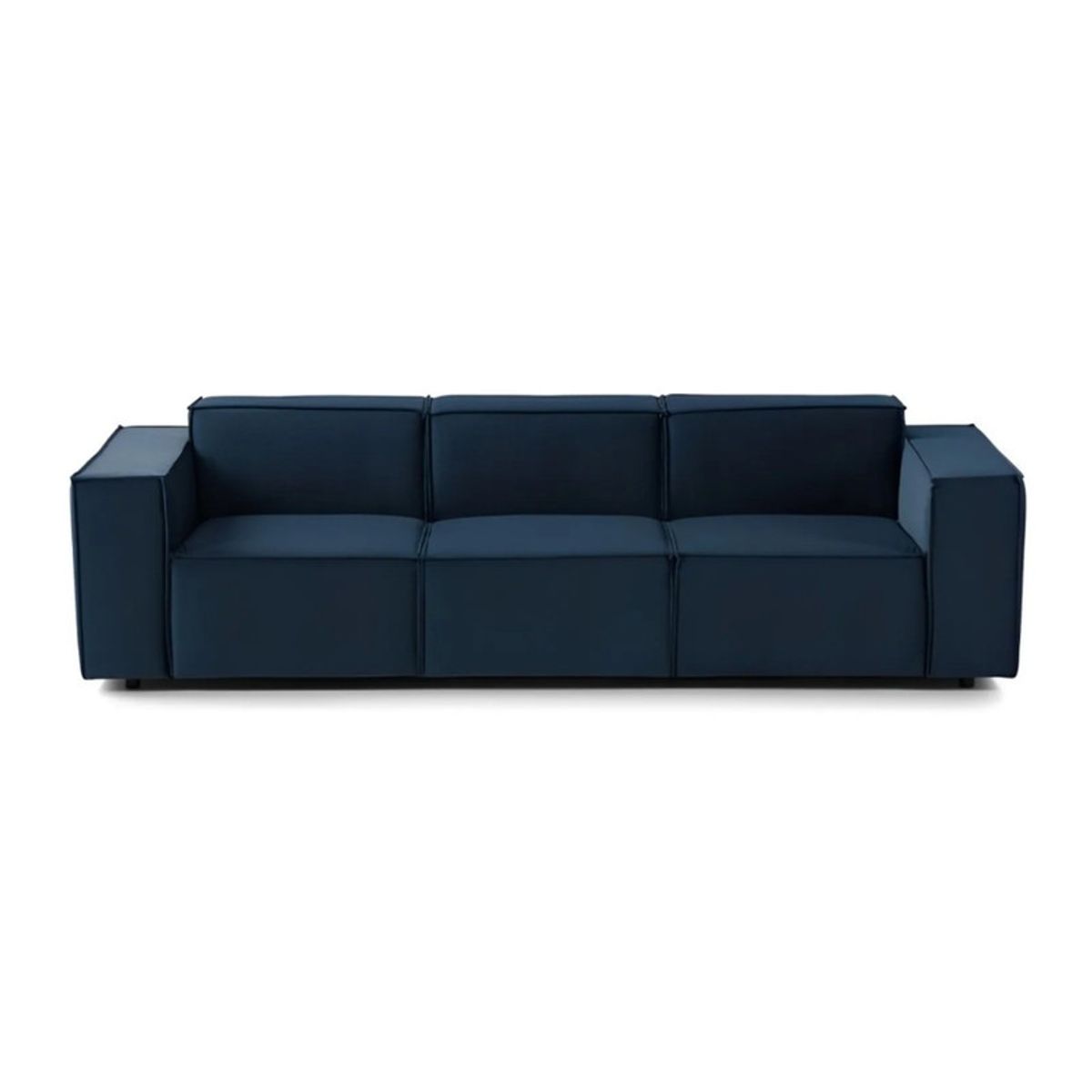 GENERICO - Juego de Sala Vitoriano 3-2 - Azul Oscuro