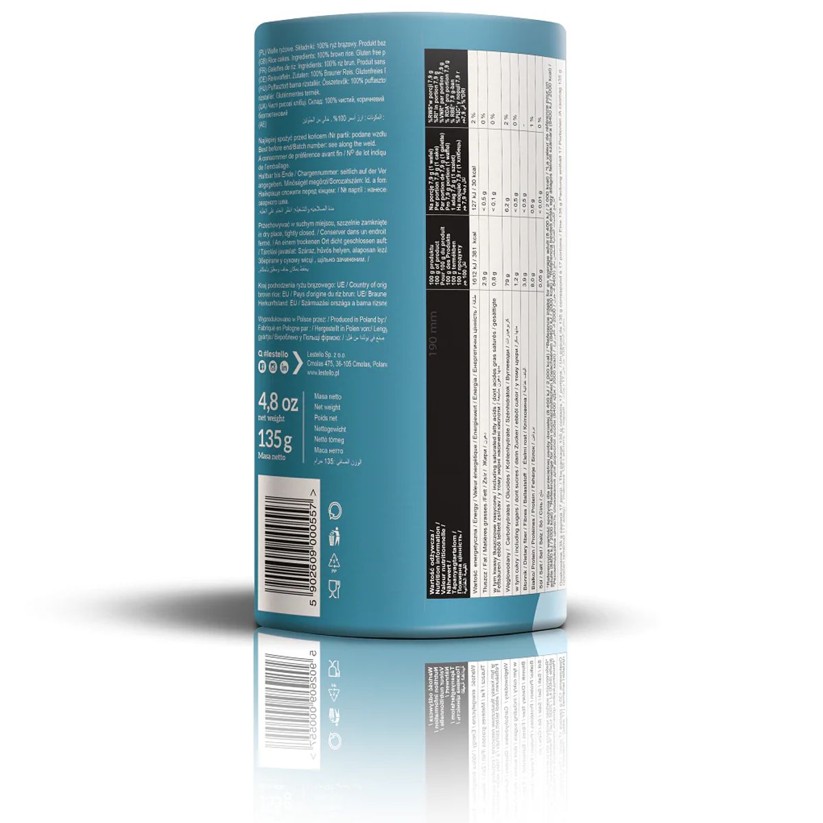 LESTELLO - LESTELLO GALLETAS DE ARROZ SIN GLUTEN 135G