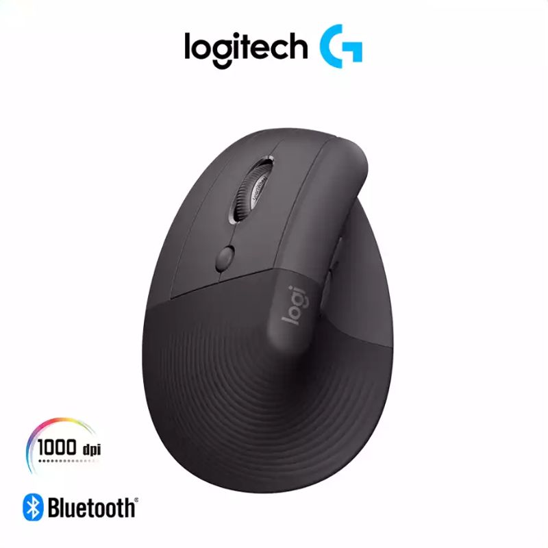 LOGITECH - Mouse Inalambrico Bluetooth LOGITECH LIFT VERTICAL ZURDO BLACK