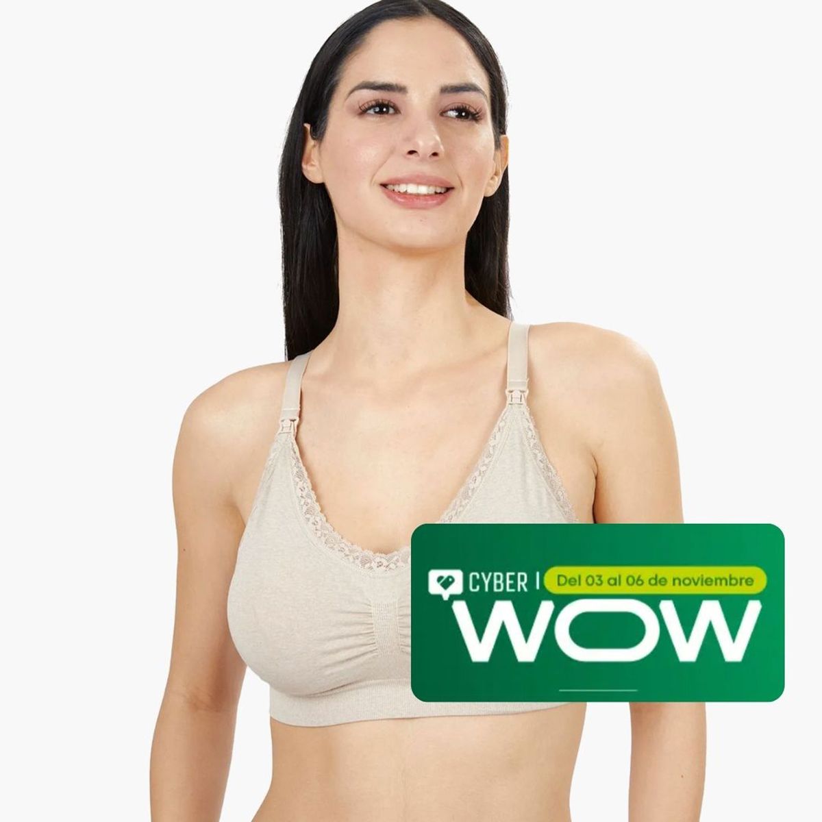 MOMMYLAND - BRASIER SUJETADOR DE LACTANCIA ENCAJE