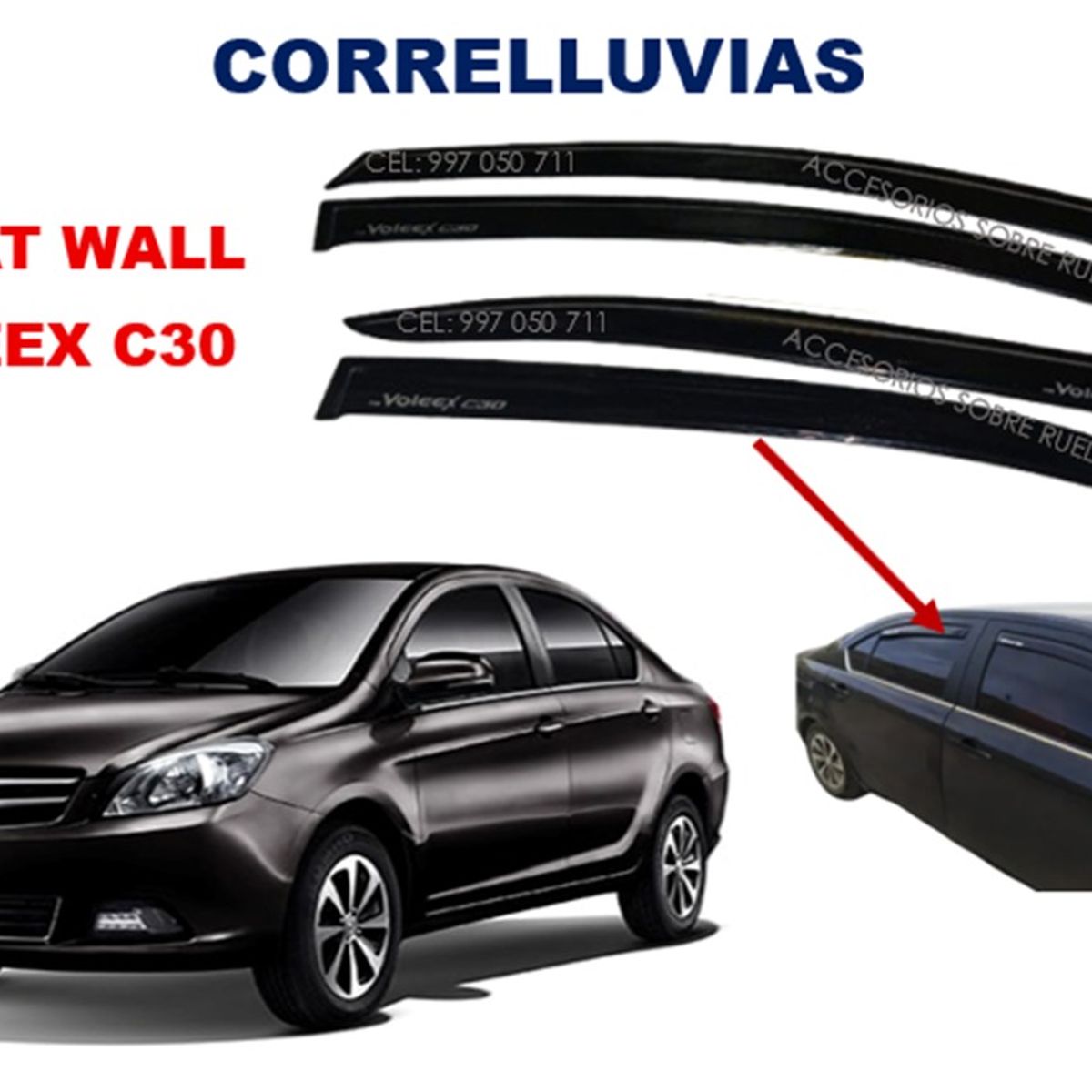 GENERICO - Correlluvias GREAT WALL VOLEEX C30