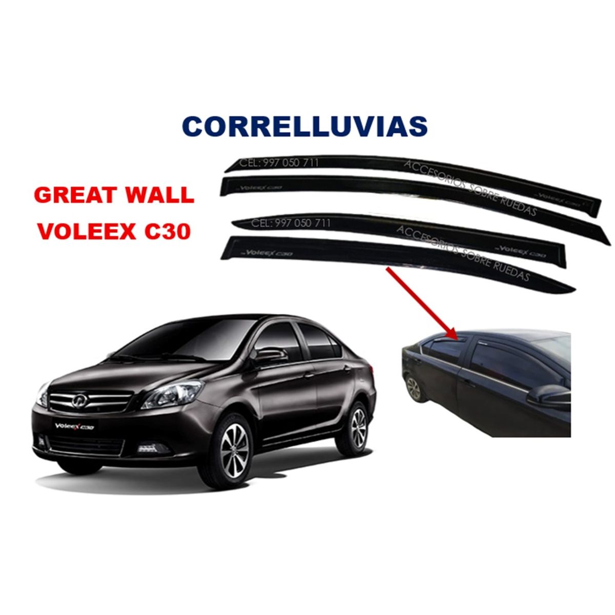 GENERICO - Correlluvias GREAT WALL VOLEEX C30