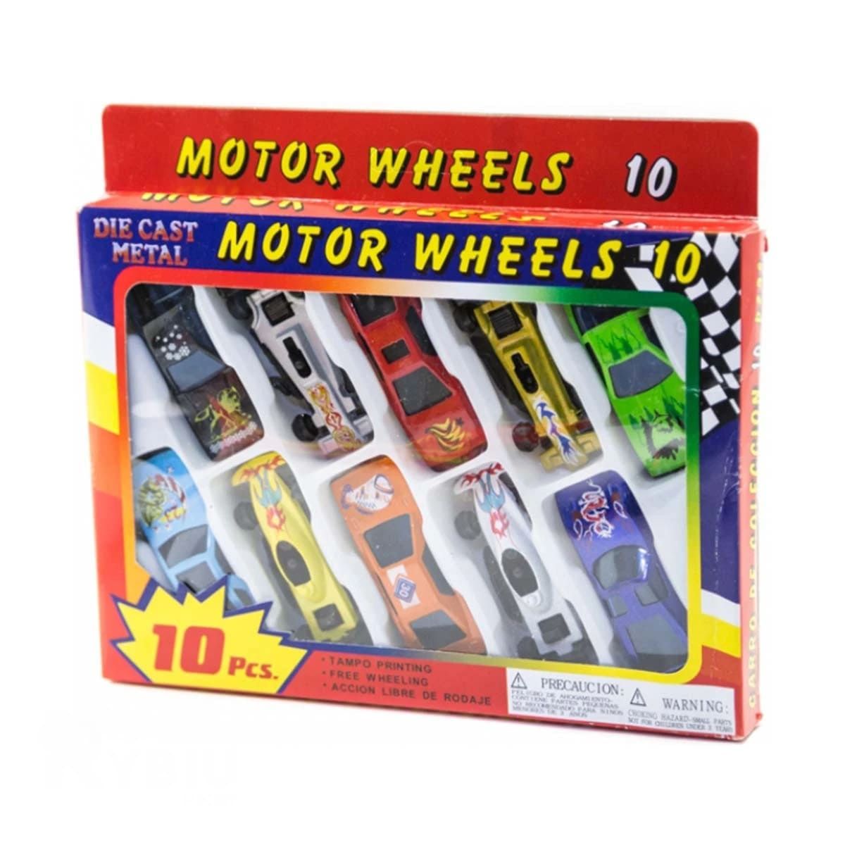 GENERICO - Carritos de Metal Pequeños para Niños con 10 Piezas