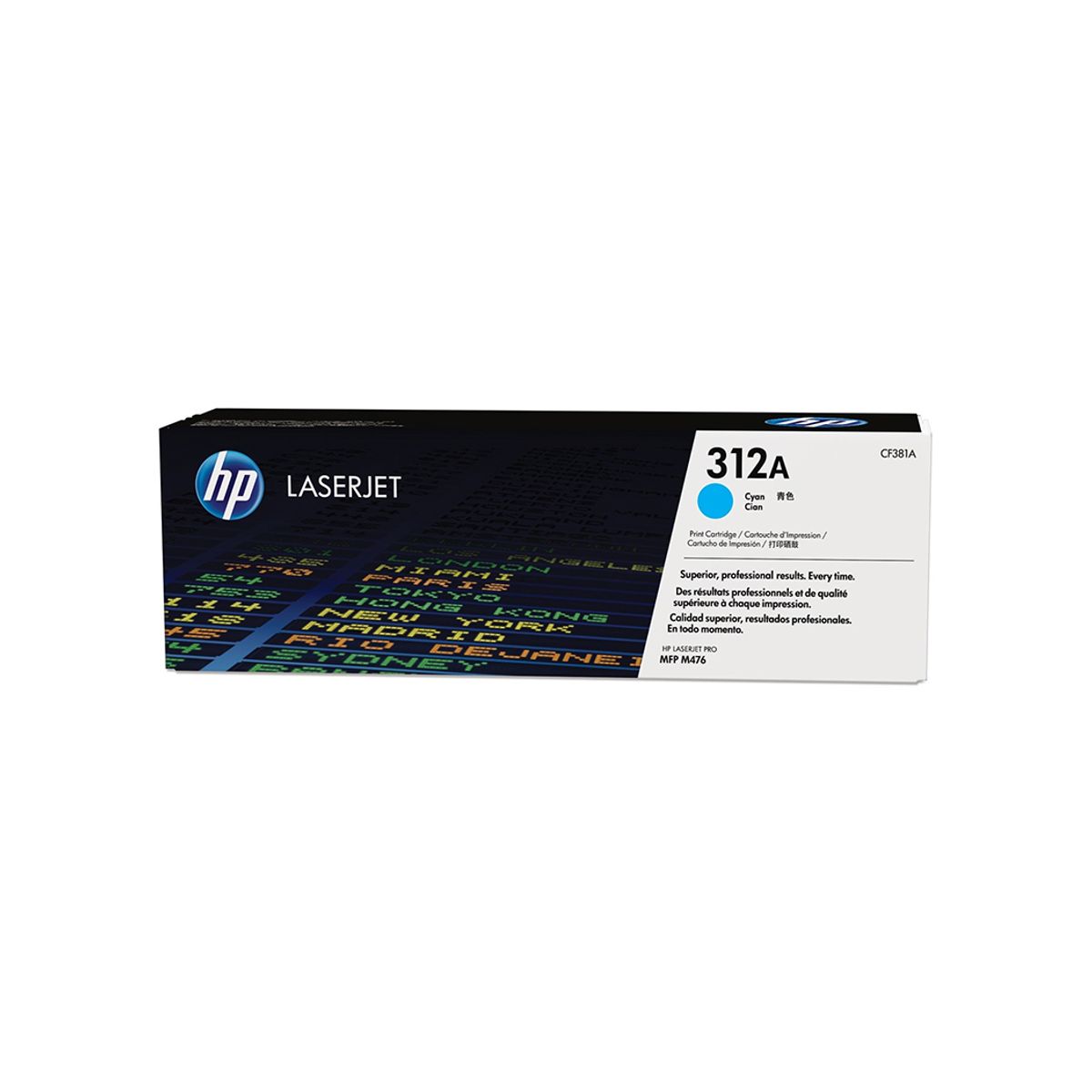 HP - TONER HP 312A COLOR CIAN 2700 PAGINAS PARA HP LASERJET M476 PN CF381A