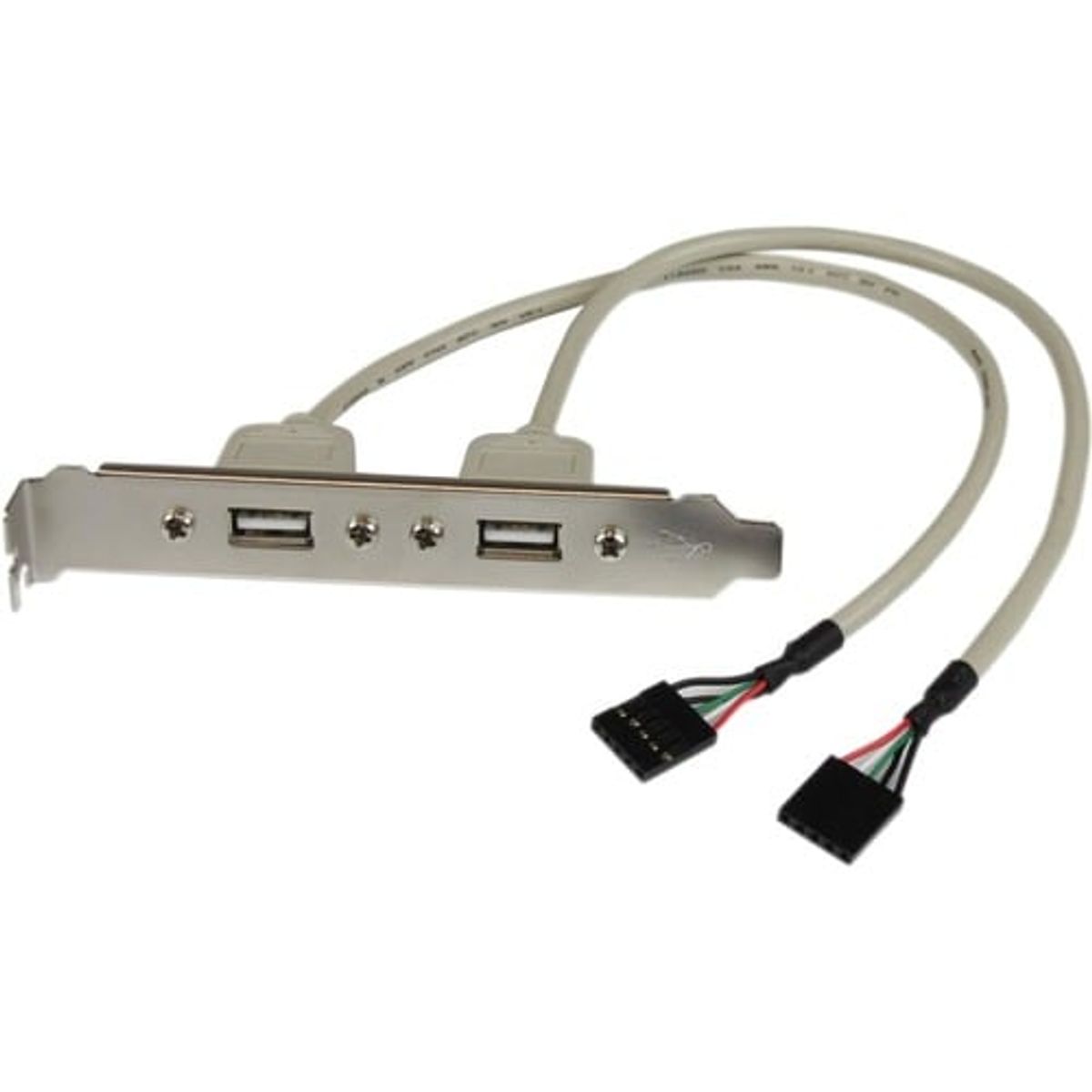 STARTECH - ADAPTADOR STARTECH PARA PLACA USB-A HEMBRA DE 2 PUERTOS PN USBPLATE