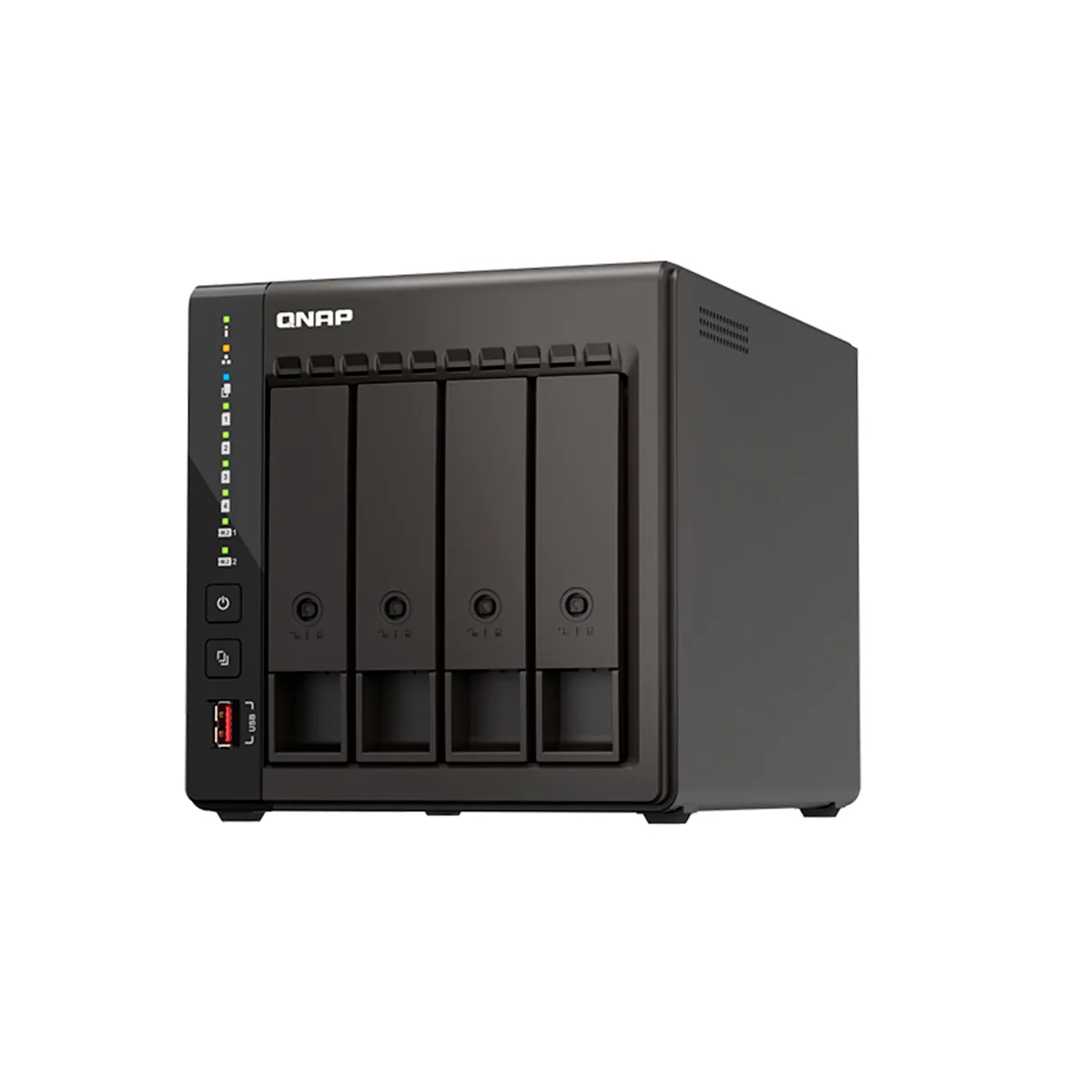 QNAP - SERVIDOR NAS QNAP DE 4 BAHÍAS TORRE 4-CORE 26 GHZ 8GB PN TS-453E-8G