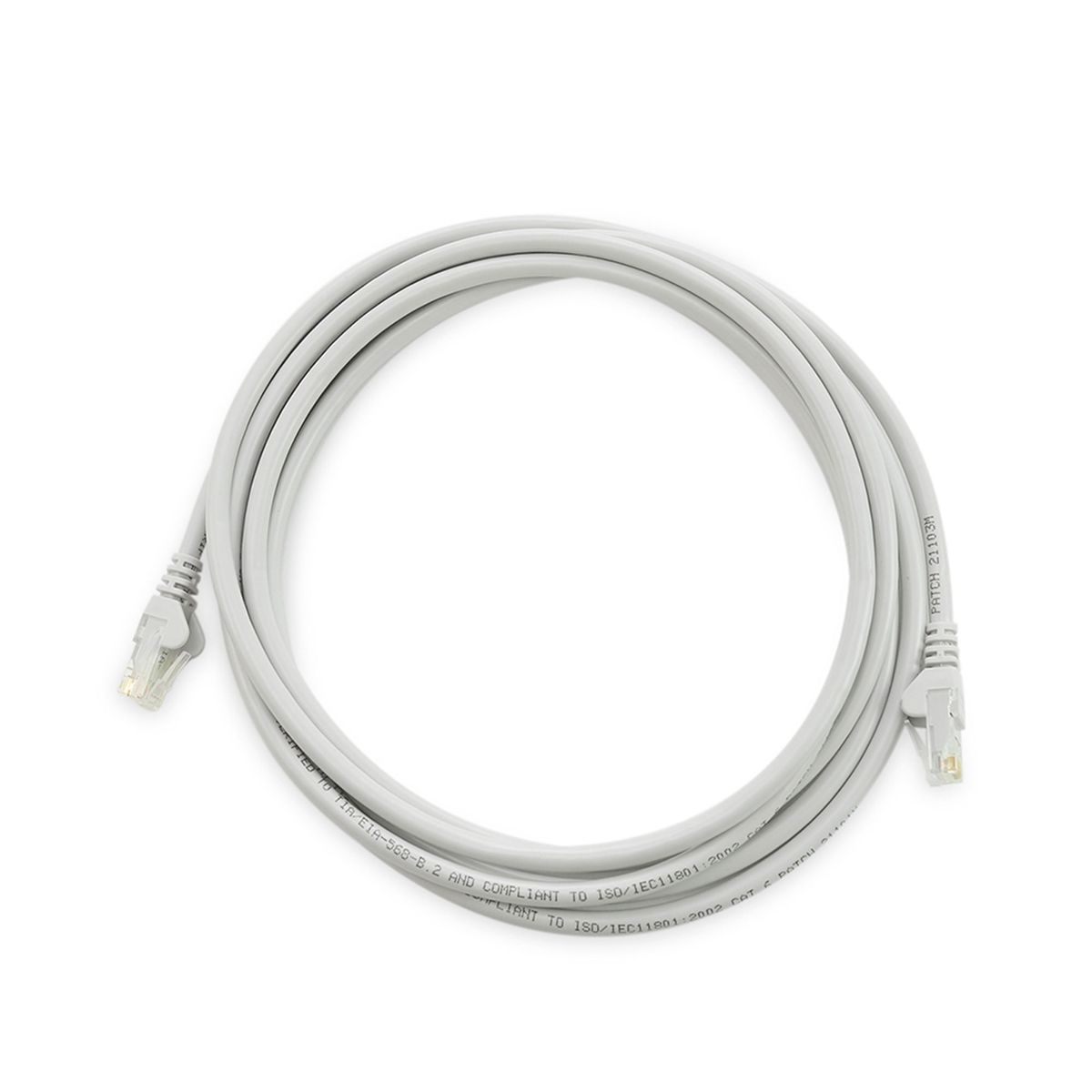 LINK - PATCH CORD UTP LINKBASIC CAT6 3MTS COLOR GRIS PN CAA01-UC6-3-F