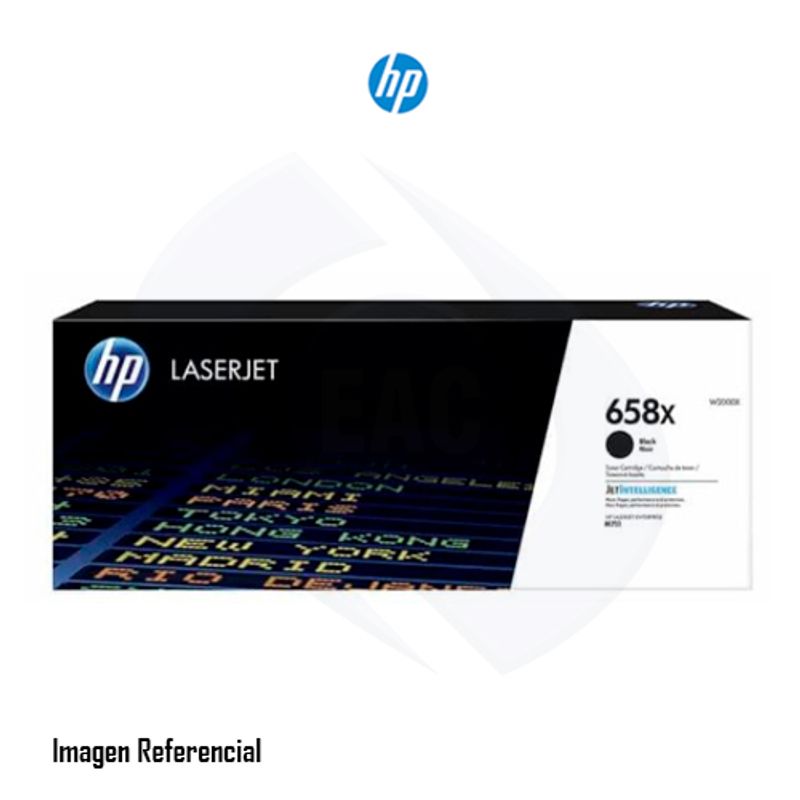 HP - TONER HP 658X NEGRO 33000 PAGINAS PARA HP LASERJET M571 PN W2000X