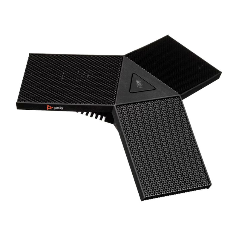 POLY - MICRÓFONO PARA STUDIO POLY CABLEADO NEGRO SOBRE MESA PN 875M6AA