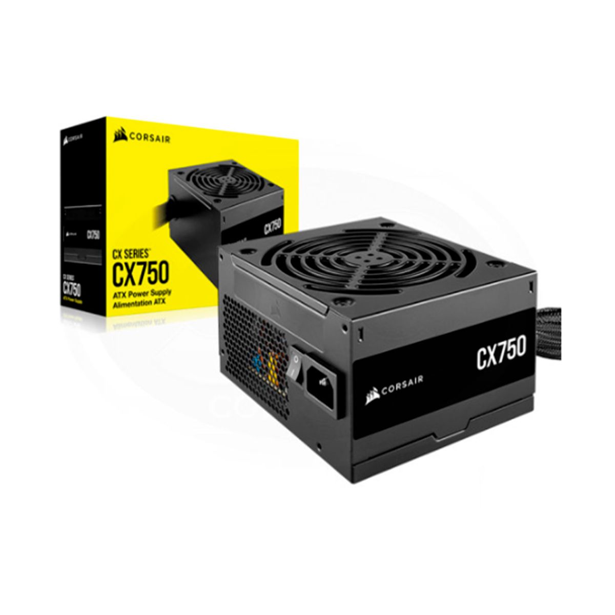 CORSAIR - FUENTE DE PODER CORSAIR CX750 750W 80 PLUS BRONZE PN CP-9020279-NA