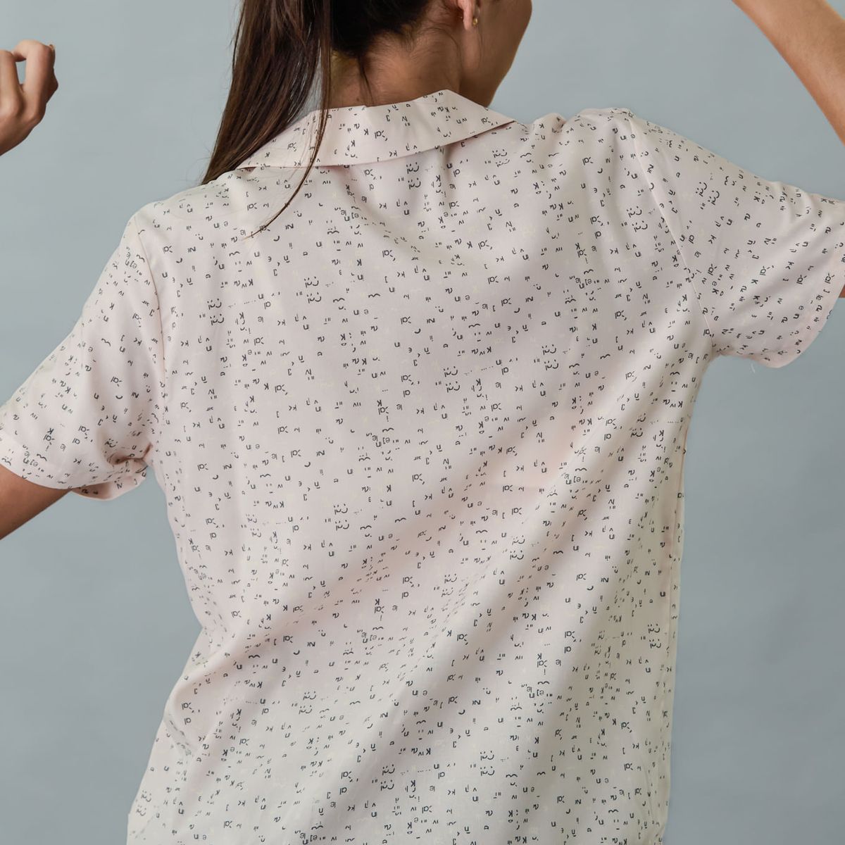 CALVIN KLEIN - WOVEN VISCOSE  - S/S BUTTON DOWN