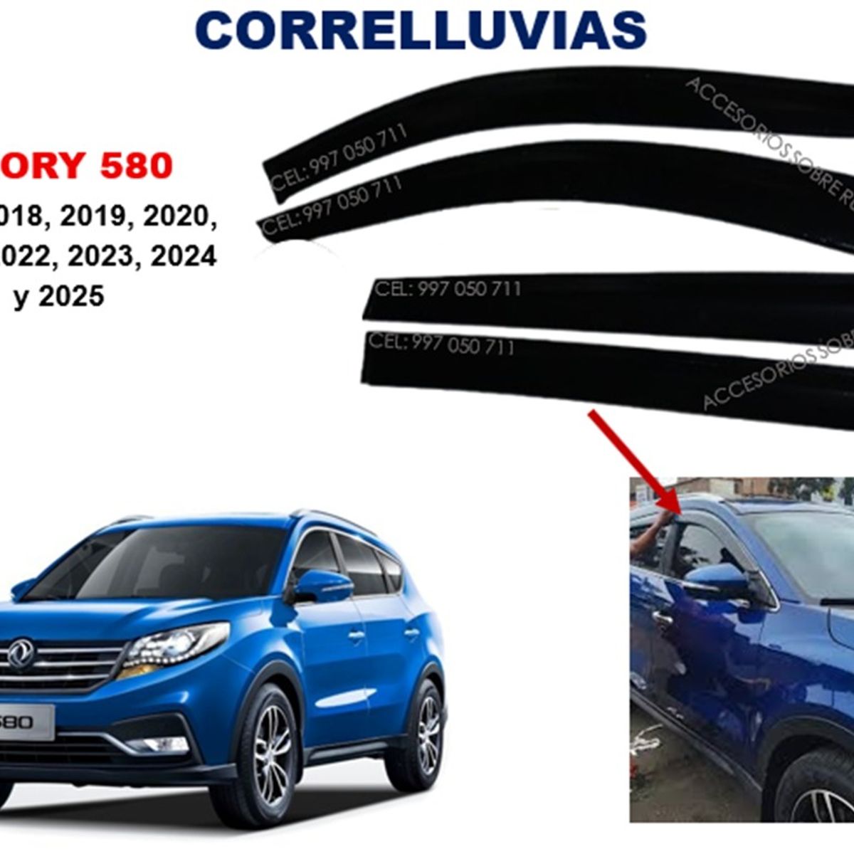 GENERICO - Correlluvias GLORY 580 año 2018 al 2025