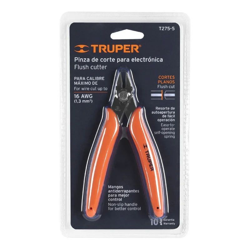 TRUPER - Pinza 5 de corte para electrónica Truper - 17314