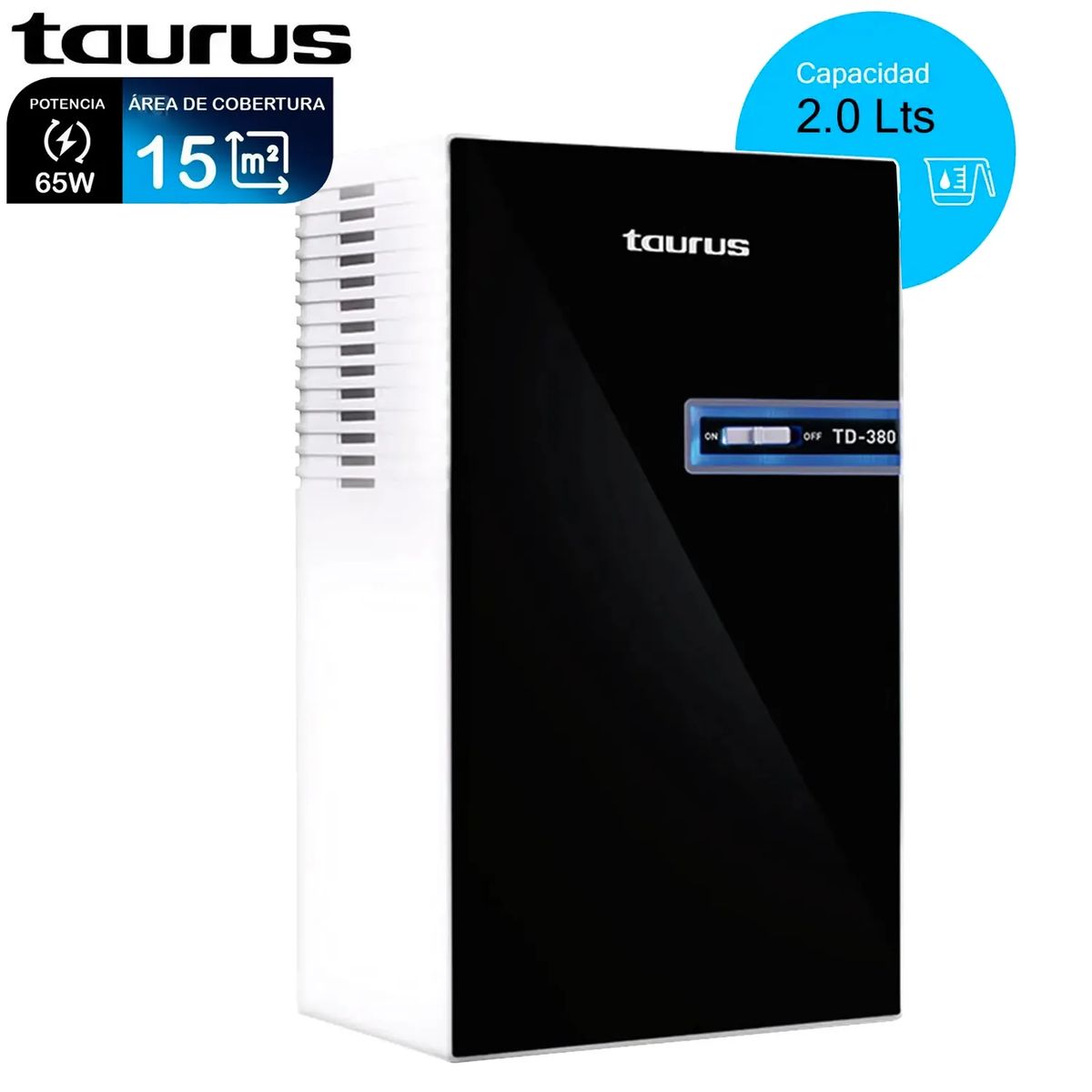 TAURUS - Deshumedecedor 2L Cubre 15mt Taurus TD-380