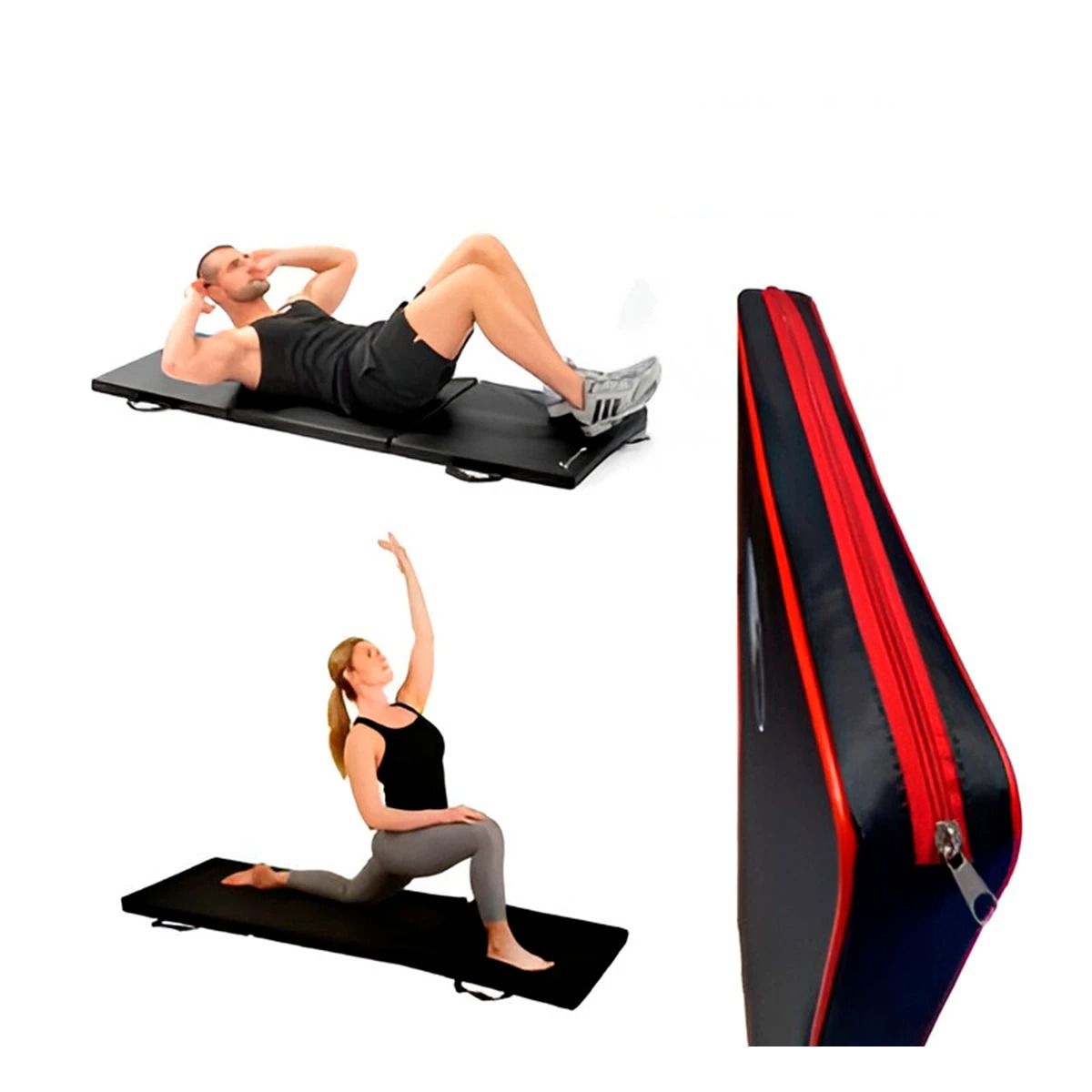 GENERICO - Colchoneta Fitness en 12M Rojo Y+Regalo Agendita