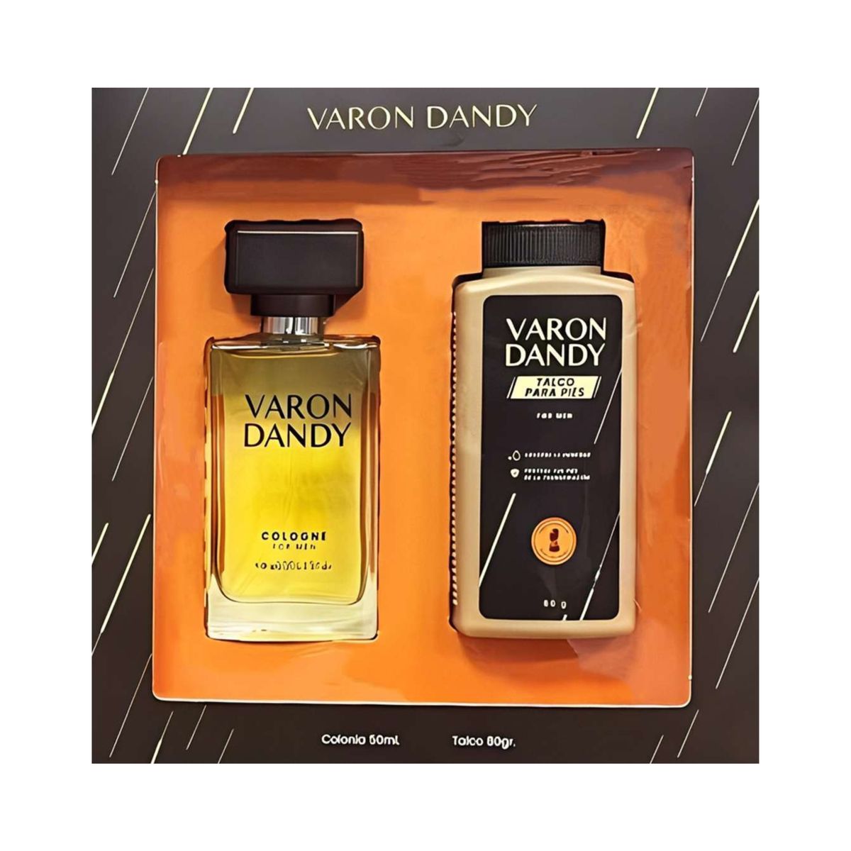 GENERICO - Kit Varon Dandy Colonia 50 ML + Talco para Pies 80 G