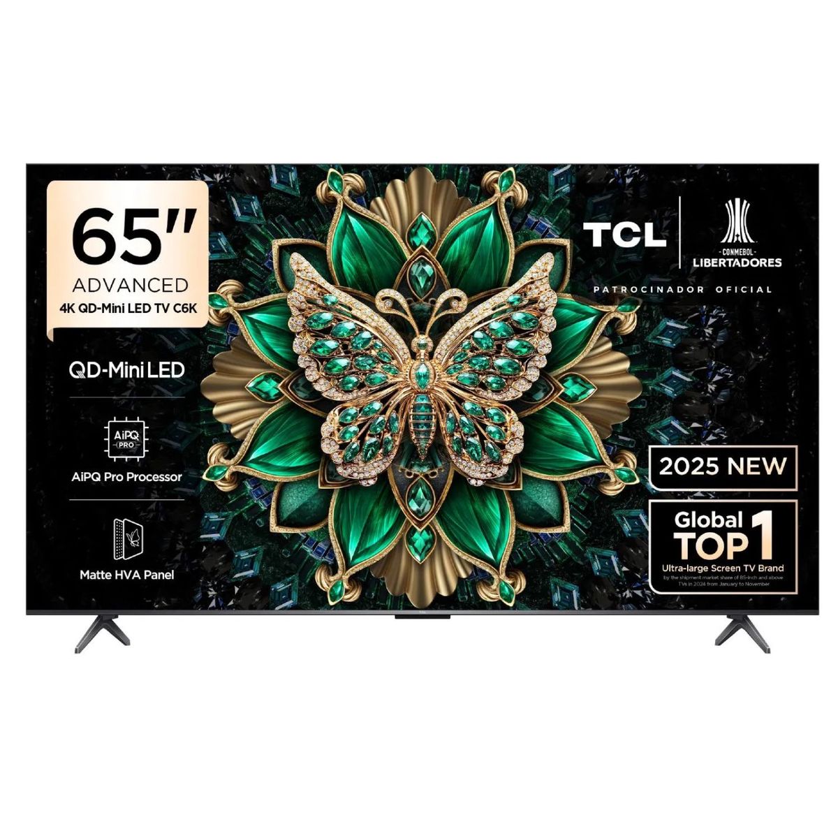 TCL - Televisor TCL Mini LED 65" QD UHD 4K Smart Google TV 65C6K - Nuevo 2025