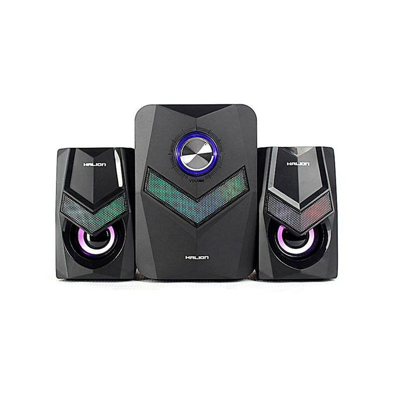 HALION - PARLANTE HALION HA-S25 USB POWER NEGRO LUZ RGB RMS 5W PN HA-S25