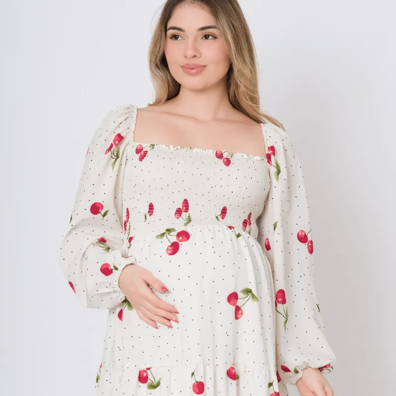 VALESKA - VESTIDO MAXI MATERNITY