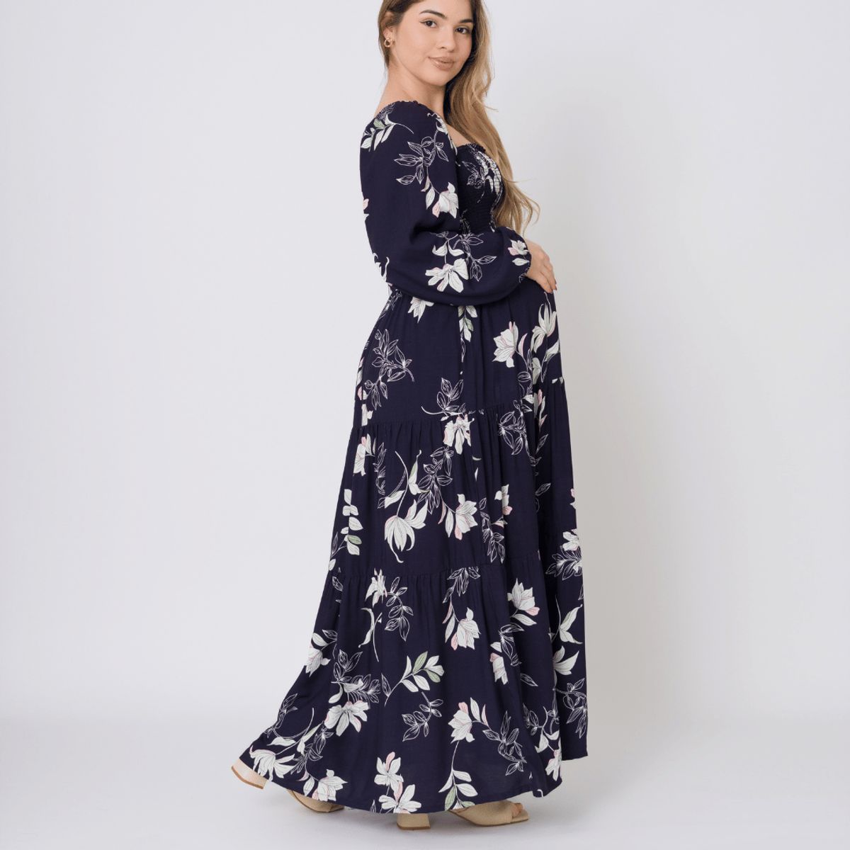 VALESKA - VESTIDO MAXI MATERNITY