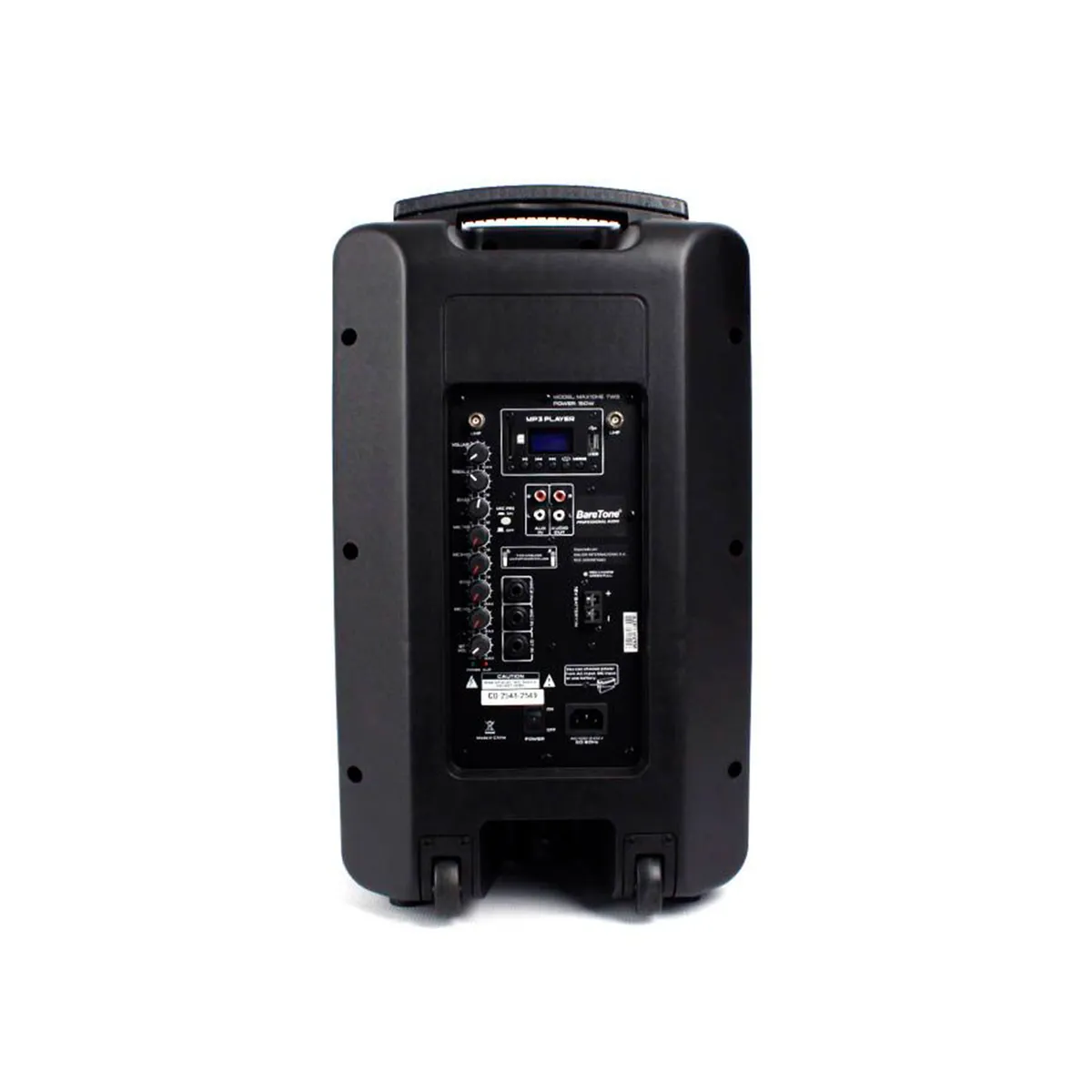 BARETONE - PARLANTE ACTIVO BARETONE 10 2UHF MICROFONO 50HZ 150W RMS PN MAX-10HE