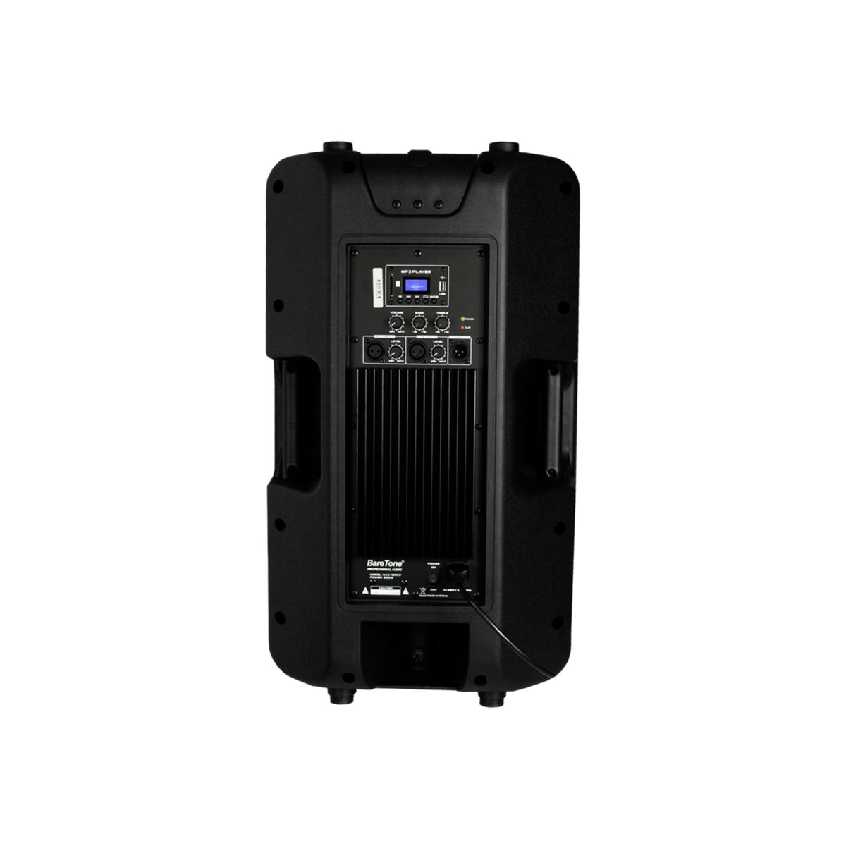 BARETONE - PARLANTE ACTIVO BARETONE 500W RMS 50HZ 3KSV 25MM 60OZ PN MAX-15RCP