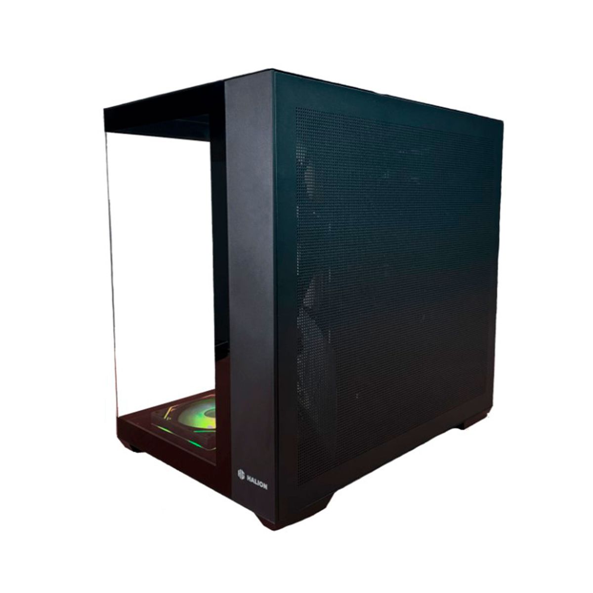 HALION - CASE ATX HALION FISH TANK USB AUDIO 6X12CM ARGB PN FISH TANK C708-BK