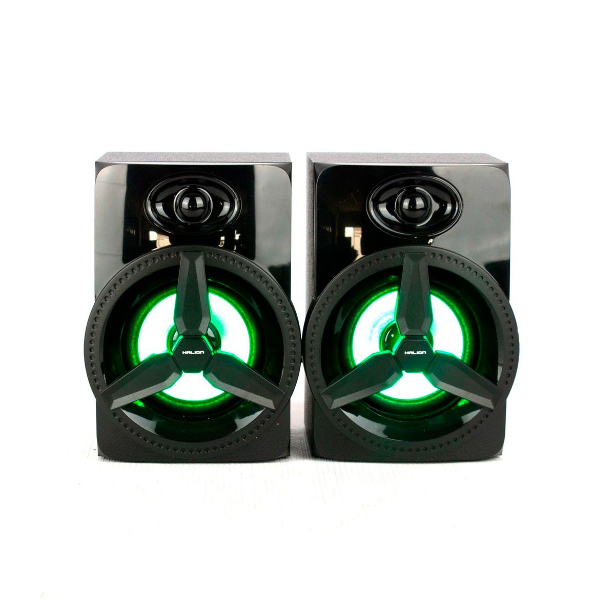 HALION - PARLANTE GAMER HALION S263 HELICE USB POWER LED NEGRO 4W PN HA-S263