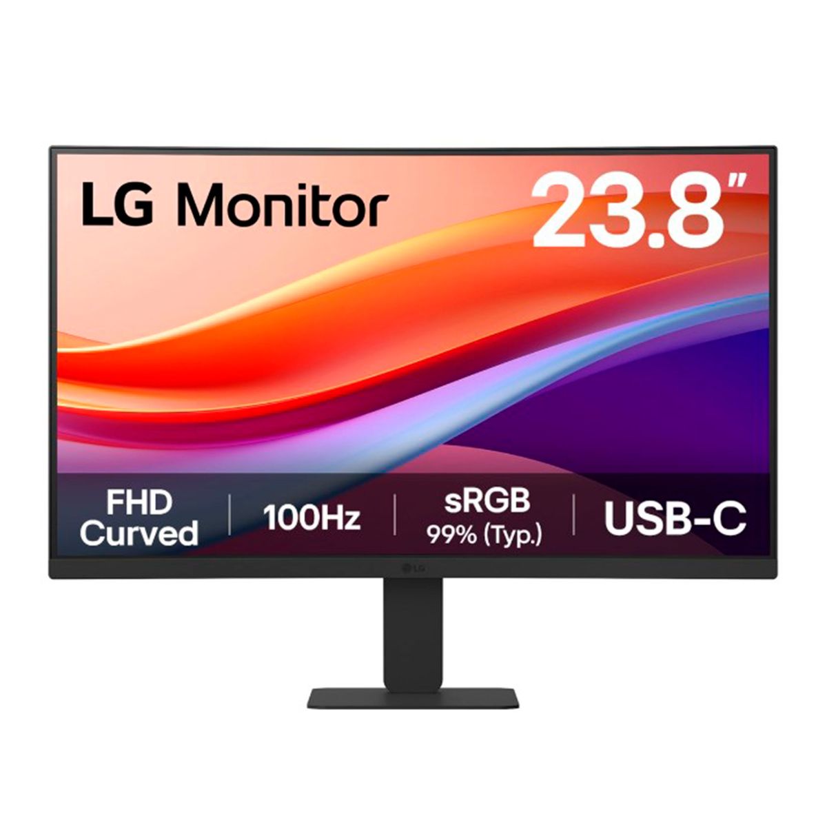 LG - MONITOR LG 235 CURVO FHD VA 100HZ HDMI USBC 100HZ 5MS PN 24U421A-B
