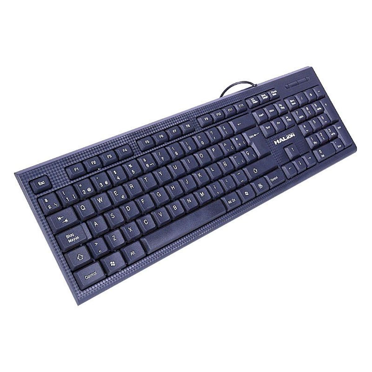HALION - TECLADO USB STANDARD HALION 105 TECLAS COLOR NEGRO  PN HA-K390
