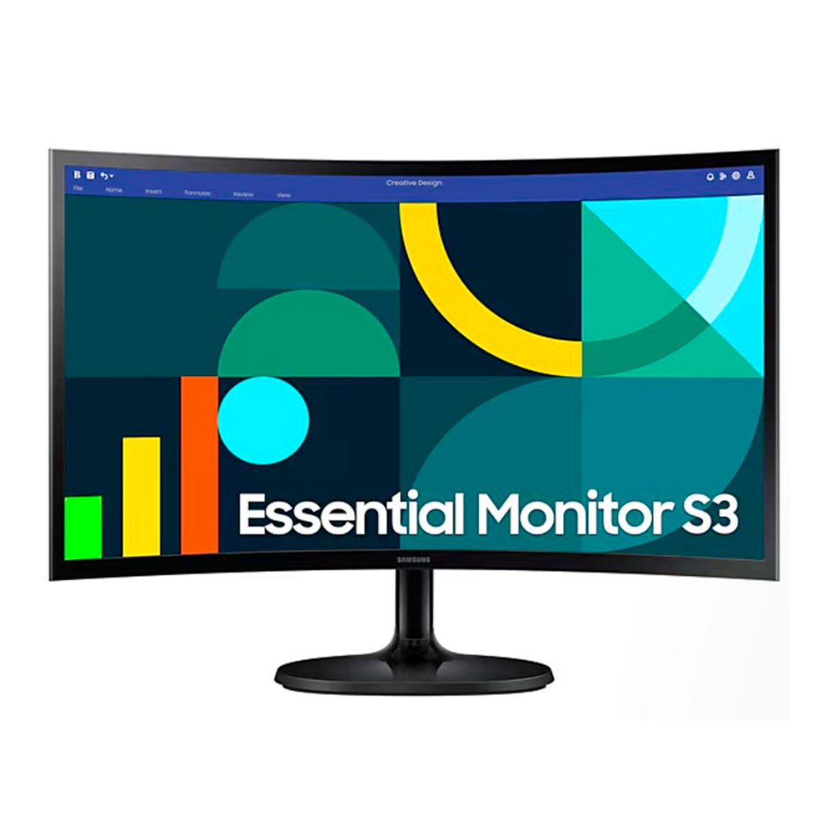 SAMSUNG - MONITOR SAMSUNG 24 CURVO S3 FHD VA HDMI 100HZ 4MS PN LS24D360GALXPE