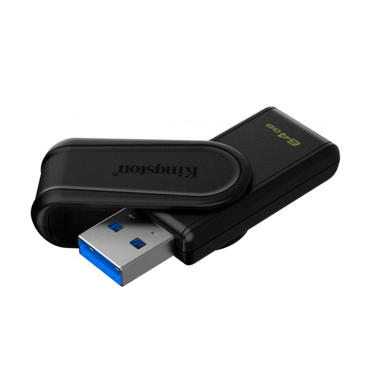 KINGSTON - MEMORIA USB KINGSTON DATATRAVELER EXODIA S 64GB NEGRO PN DTXS-64GB