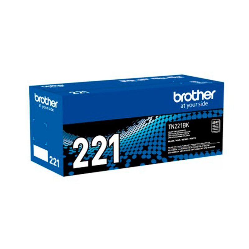 BROTHER - TONER BROTHER TN-221BK 2500 PAGINAS COLOR NEGRO PN TN221BK