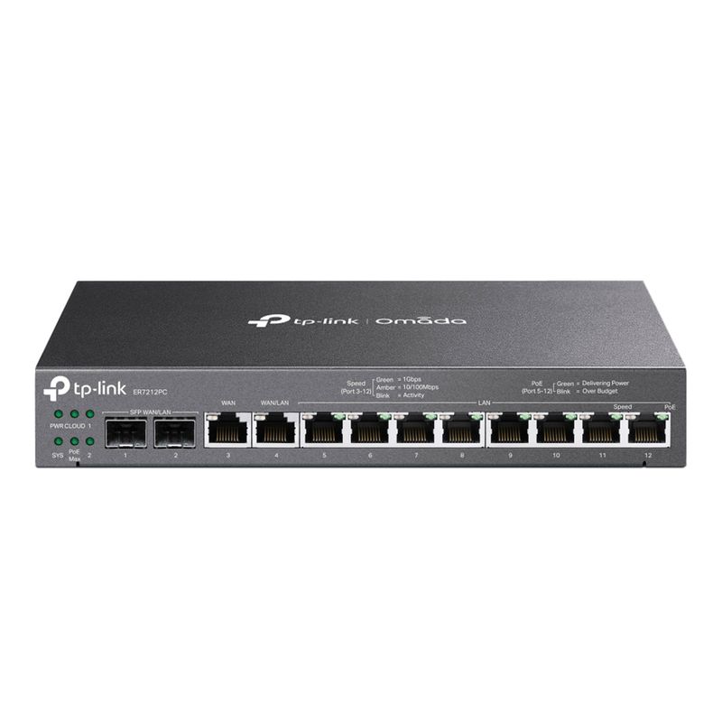 TP LINK - ROUTER TP-LINK ER7212PC 3× GIGABIT LAN 4× GIGABIT POE PN ER7212PC