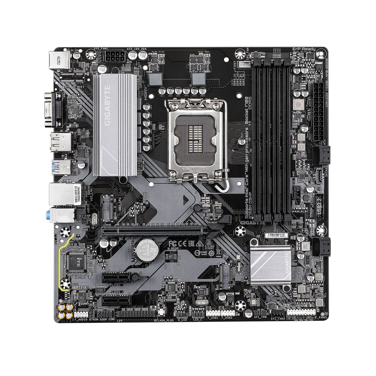 GIGABYTE - PLACA MADRE GIGABYTE B760M D3HP ATX LGA1700 DDR5 PCIE P-N B760M-D3HP
