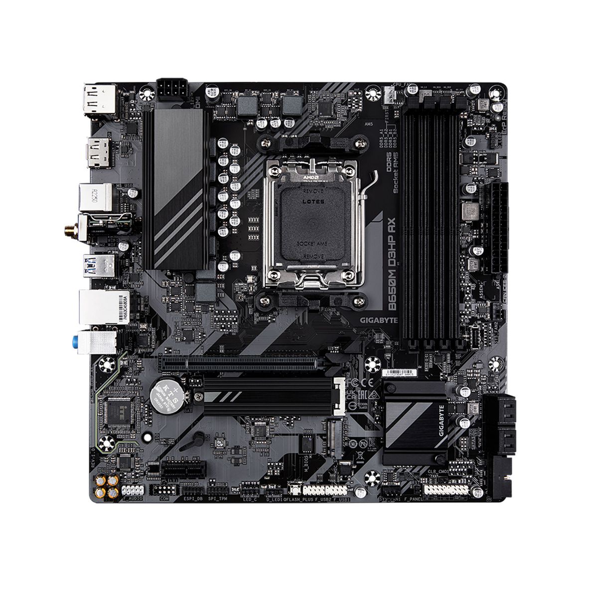 GIGABYTE - PLACA MADRE GIGABYTE B650M D3HP ATX AM5 DDR5 WIFI P-N B650M D3HP AX