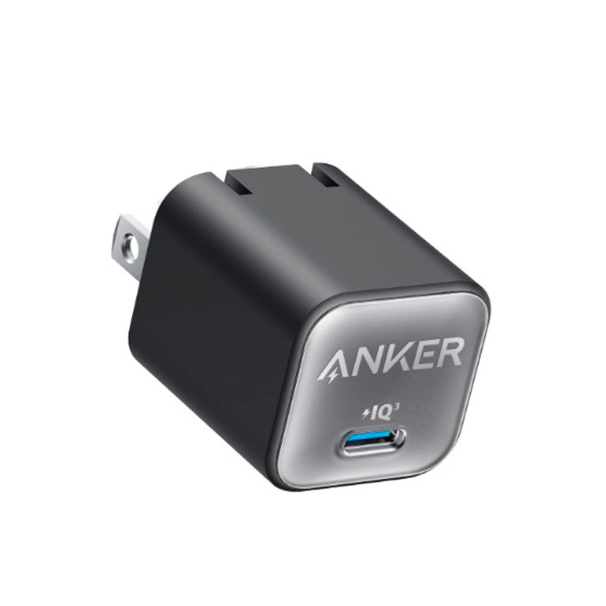 ANKER - CARGADOR WALL ANKER 30 WATTS USB-C PORTS IQ3 NEGRO PN A2147J1