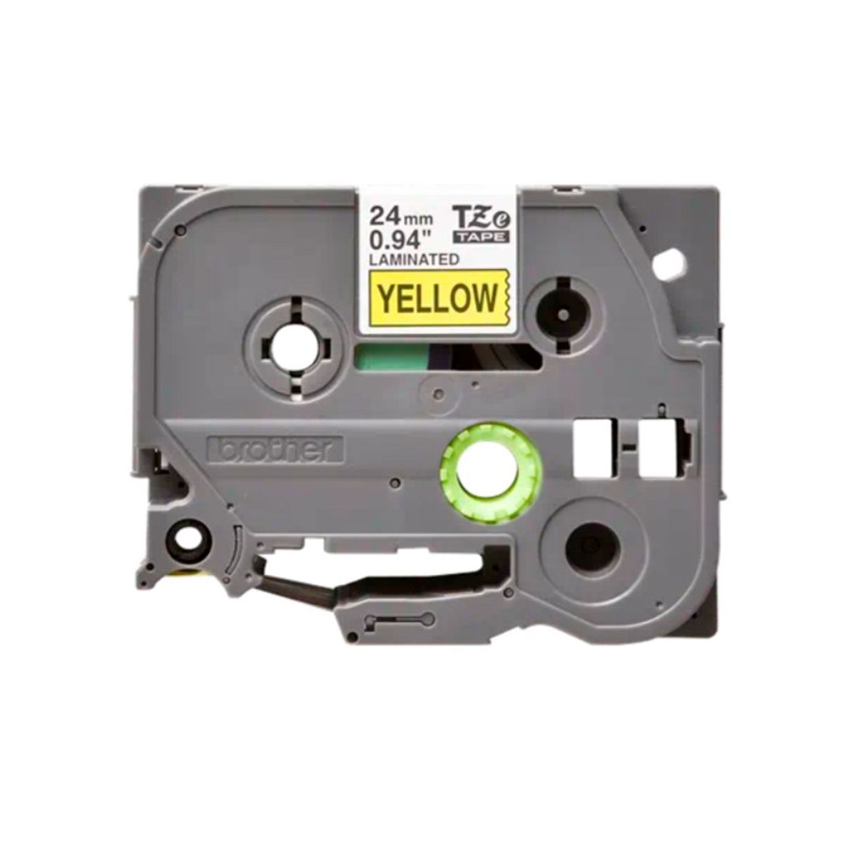 BROTHER - CINTA BROTHER TZE-651 24MM X 8M STAND NEGRO SOBRE AMARILLO PN TZE651