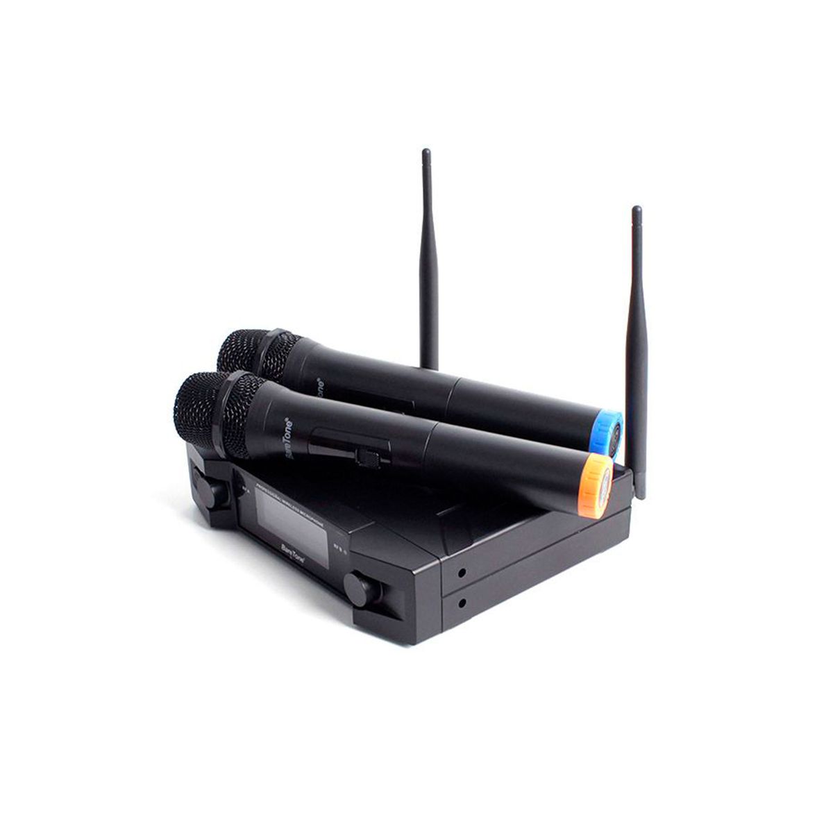 BARETONE - SET DE MICROFONO BARETONE NEGRO INALAMBRICO AUDIO OUTPUT PNWM-180H