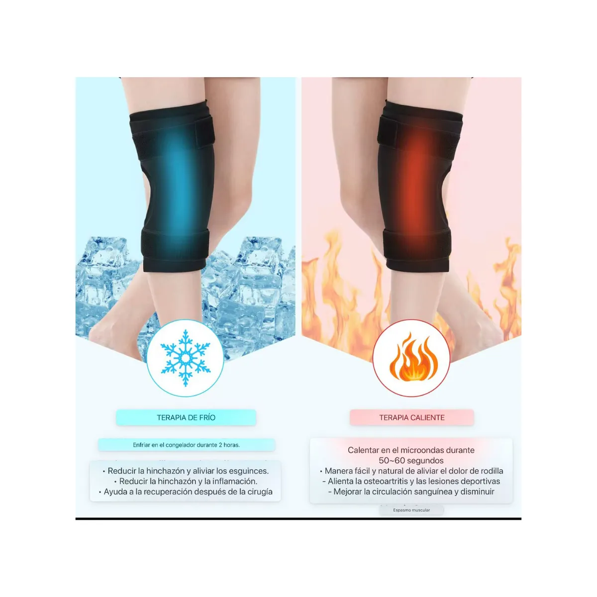 GENERICO - RODILLERA CON GEL - ALIVIA DOLOR