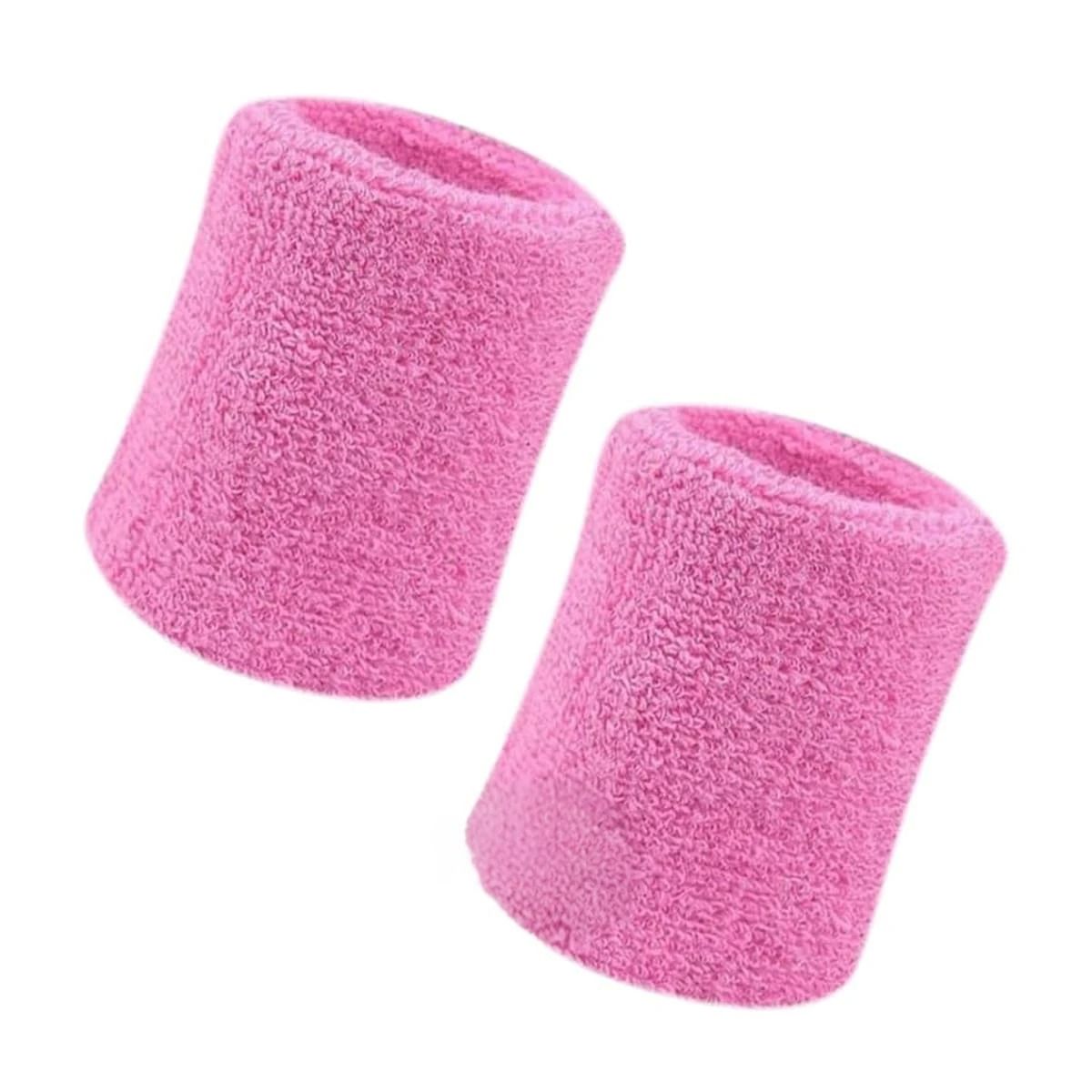 GENERICO - Pack12 Pulseras Tenis Antisudor Rosado Y+Papel de Regalo