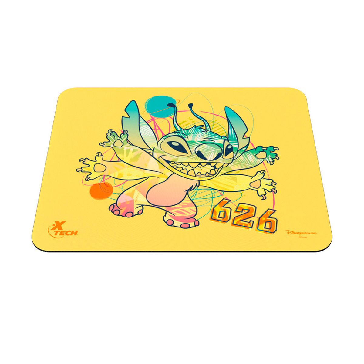 XTECH - MOUSE PAD XTECH DISNEY STITCH ANTIDESLIZANTE AMARILLO PN XTA-D100ST-YL