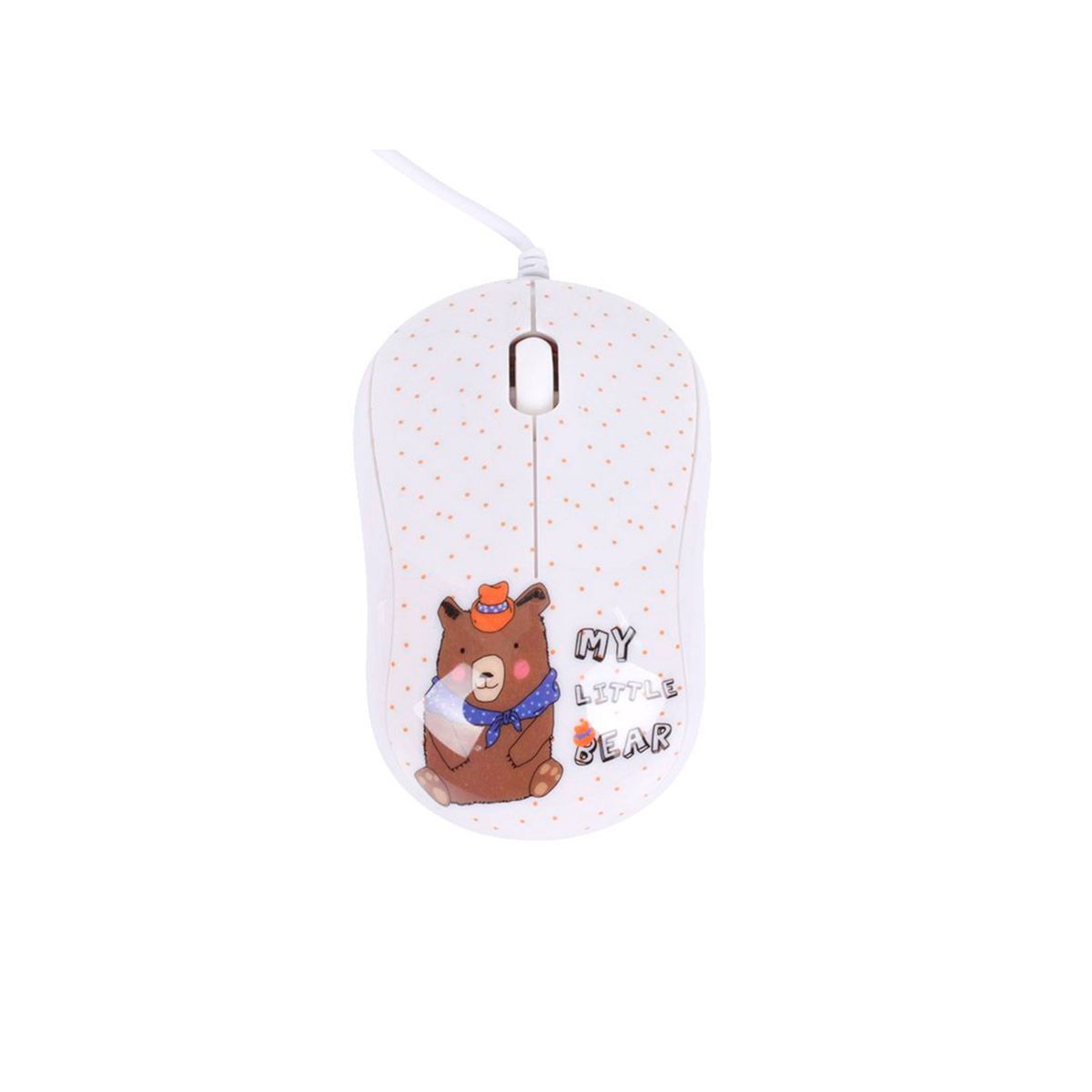 HALION - MOUSE USB HALION HA-M202 CARTOON 3 BOTONES 1000DPI USB PN HA-M202