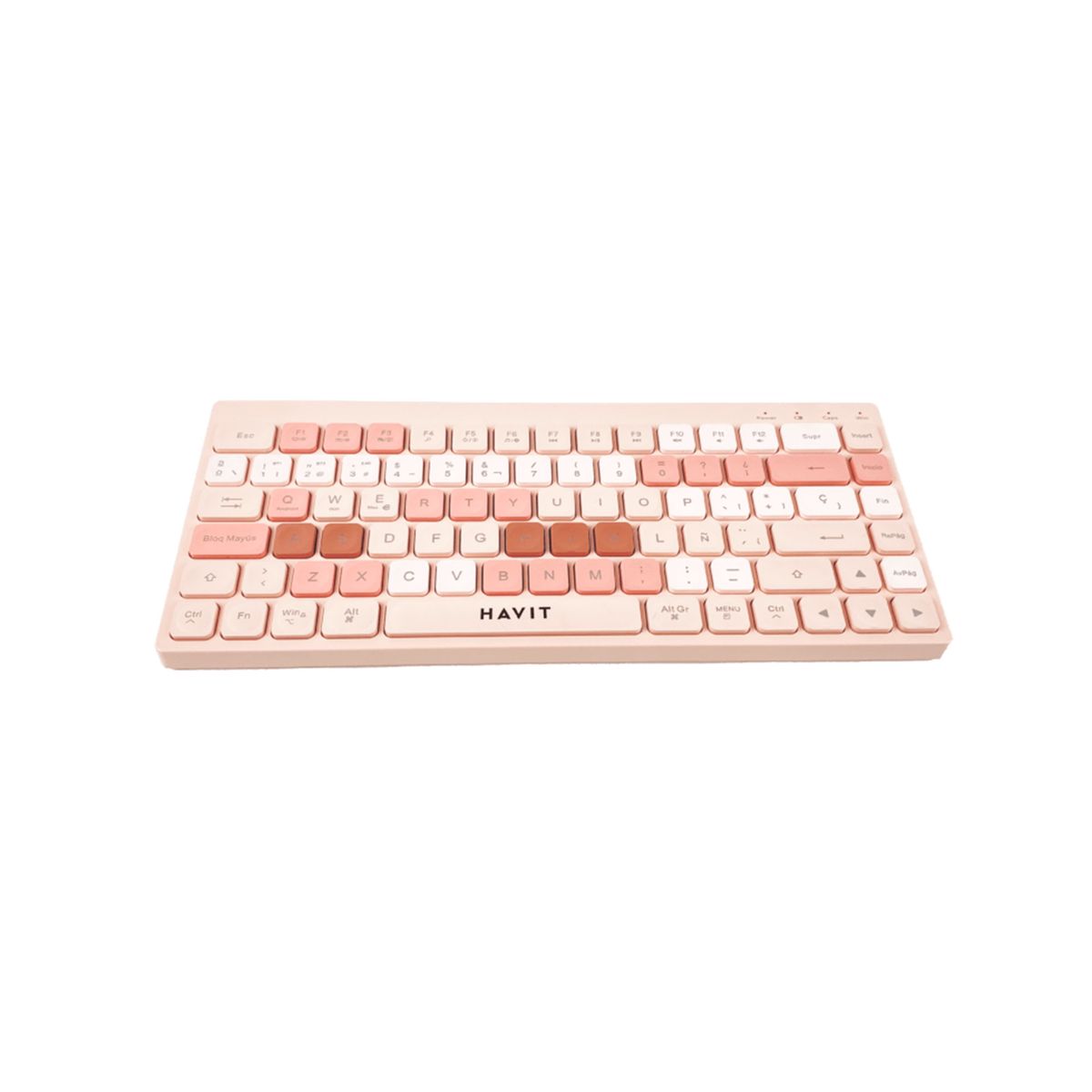 HAVIT - KIT TECLADO Y MOUSE HAVIT 24GHZ 1000DPI COLOR ROSA PN KB831WB-SP