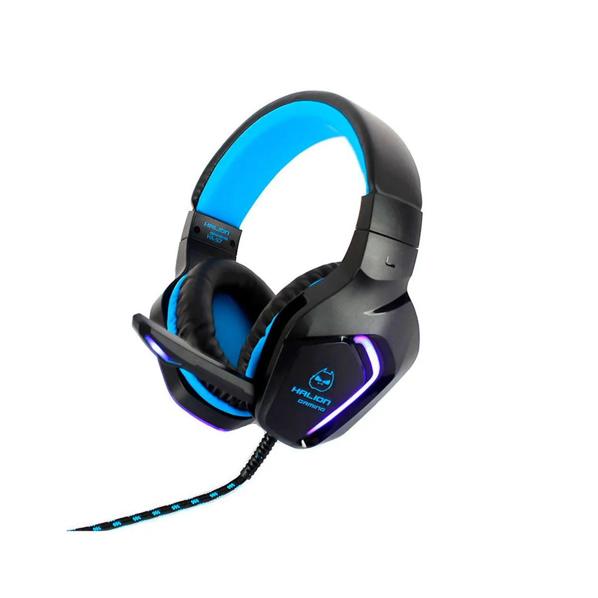HALION - HEADSET GAMER HALION 50MM MICROFONO 32OHM 20HZ COLOR AZUL PN HA-S7