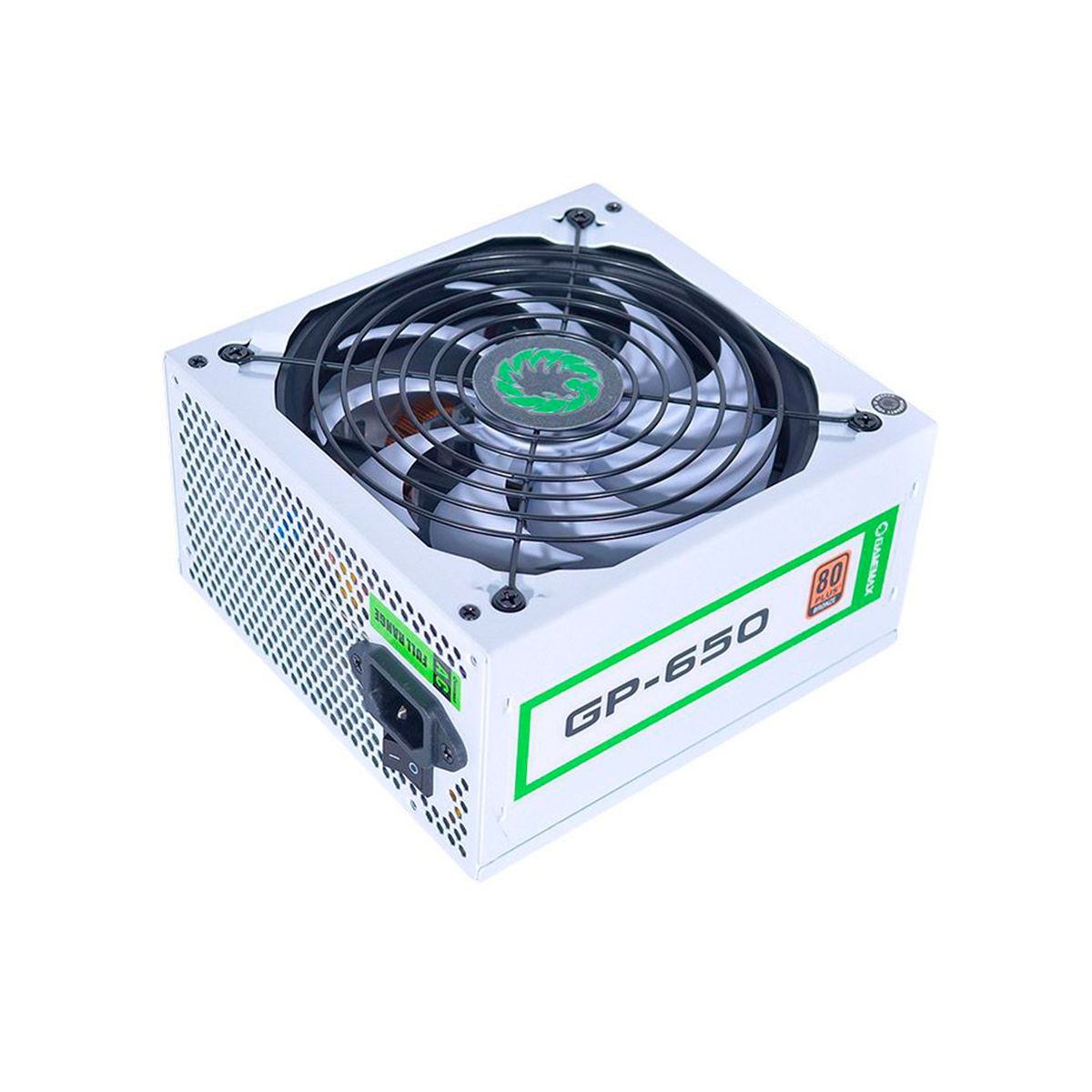 GAMEMAX - FUENTE DE PODER GAMEMAX 650W PCIE SATA 140MM COLOR BLANCO PN GP-650W