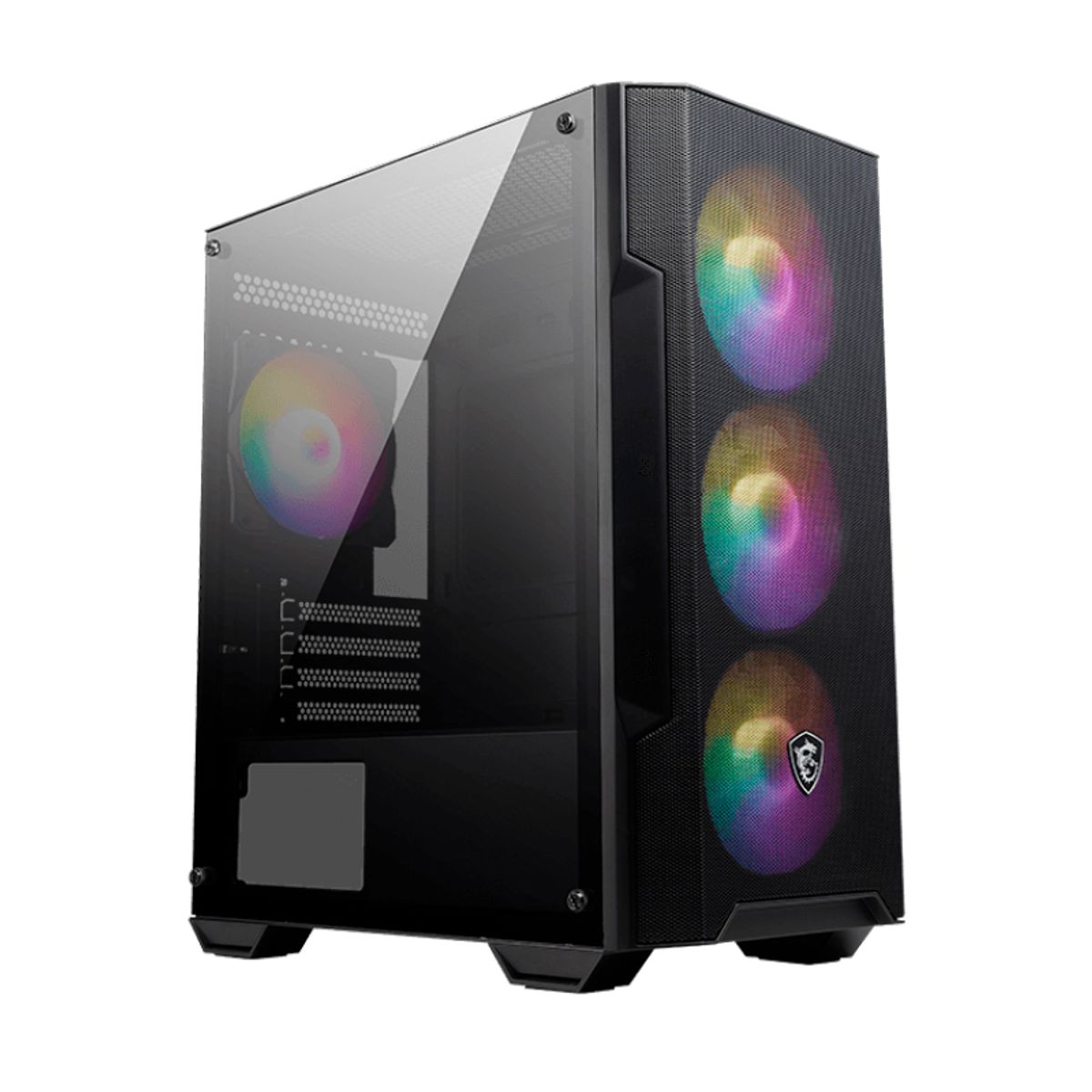 MSI - Case con Fuente de 600W MSI MAG FORGE M100A Micro ATX Tower
